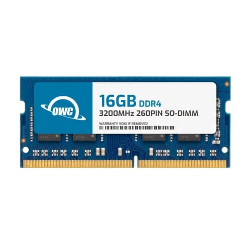 OWC 16GB DDR4 3200MHz PC4-25600 CL22 1RX8 Non-ECC SODIMM 1.2V 260-pin Laptop Notebook Memory RAM Upgrade Module