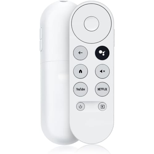 Voice Remote Replacement Control(Remote Only) Fit for Google Chromecast 4K Streaming Media Player Chromecast Remote Replacement for Google TV GA01919-US GA01920-US GA01923-US White