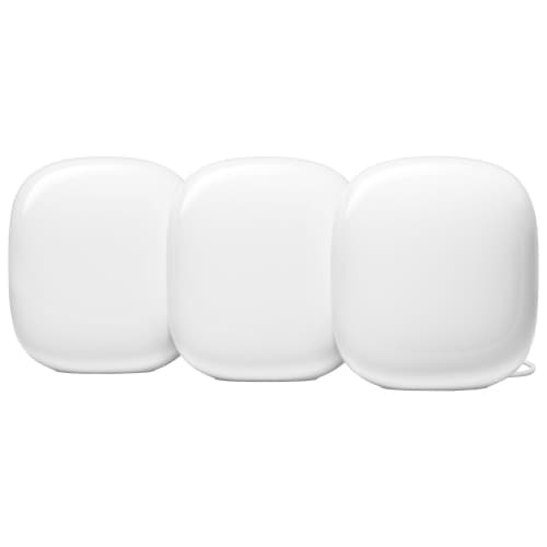 Open Box - Google Nest Wifi Pro Wi-Fi 6E Router - 3 Pack, Snow (GA03690-CA)