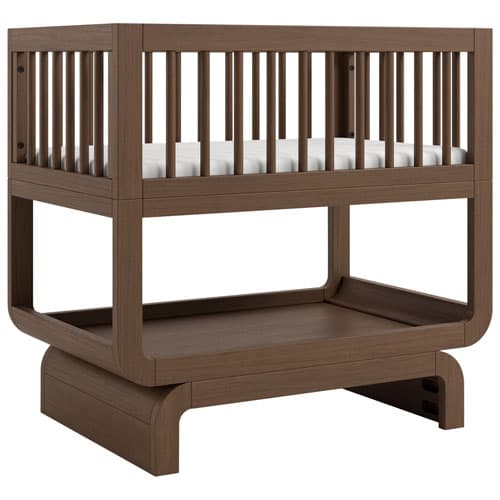 Storkcraft Santorini Deluxe 3-in1 Convertible Bassinet - Hazelnut