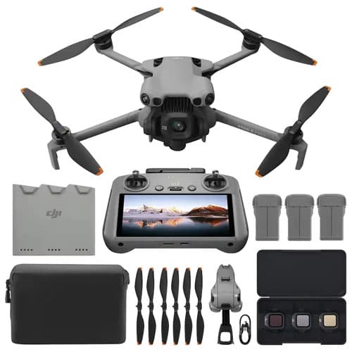 DJI Mini 5 Pro Quadcopter Drone Fly More Combo with DJI RC2 Remote Control - Grey