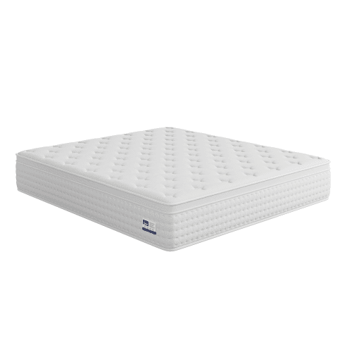 Vumece White 12 inch King Size Hybrid Mattress in a Box, Memory Foam & Individually Wrapped Coil, Support, Breathable, Pressure relief- 120 Night Trial