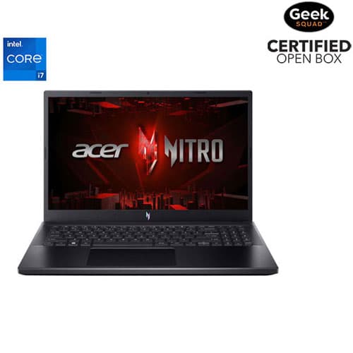 Open Box - Acer Nitro V 15.6" Gaming Laptop - Black (Intel Core i7-13620H/16GB RAM/1TB SSD/RTX 5060/Windows 11)