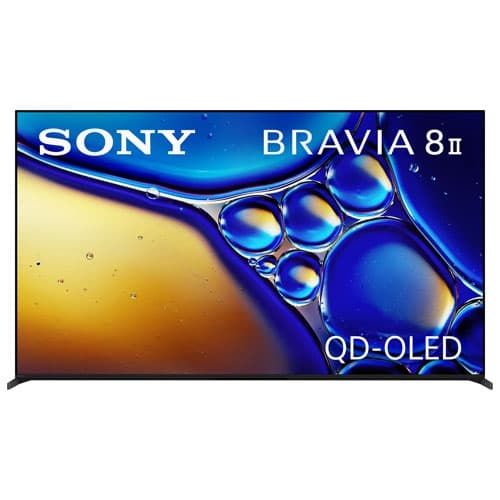 Open Box - Sony BRAVIA 8 II 65" XR80M2 4K UHD HDR Dolby Vision QD-OLED 120Hz Google TV Smart TV (K65XR80M2) - 2025