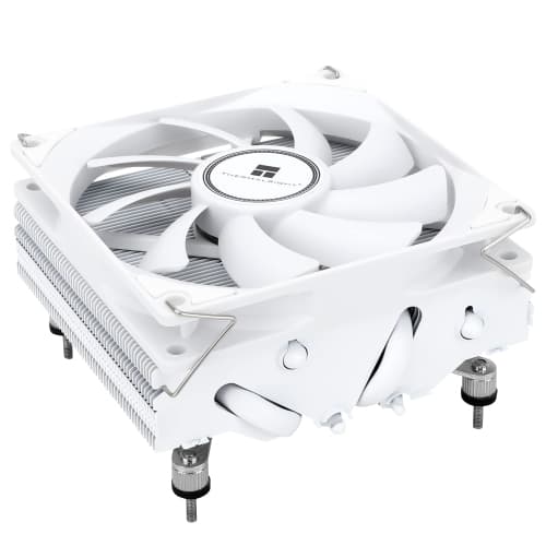 T AXP90-X47 White Low Profile CPU Air Cooler, 47mm Height, TL-9015W SLIN PWM Fan, AGHP Technology, for AMD AM4/AM5Intel 1150/1151/1155/1156/1200(White)