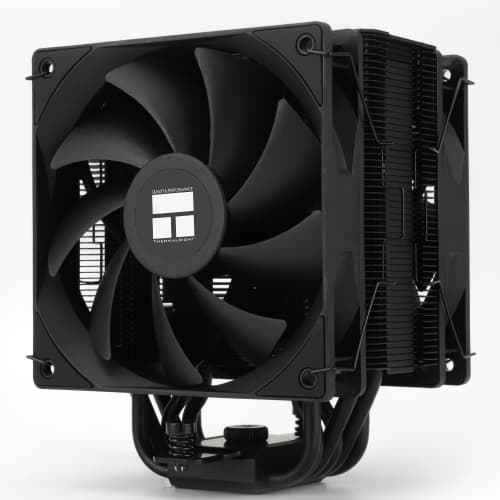 T Burst Assassin 120 EVO Dark CPU Air Cooler Brushed Black Top, 6 Heat Pipes with PWM Quiet Fan CPU Cooler, for AM4 AM5/Intel 1851/1700/1150/1151/1200, PC Cooler(BA120 EVO Dark)