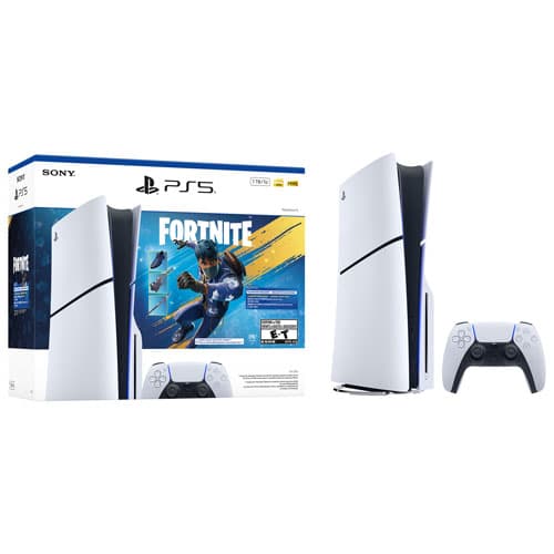 PlayStation 5 Slim Console Fortnite Flowering Chaos Bundle