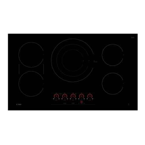 FOTILE EEG36511 36” InstantHeat™ Built-in Electric Cooktop in Glass w/ 5-Element, Tri-Ring Max. 3600W Power, 9-Precision Heat Levels, SynCook™ with FOTILE Range Hoods