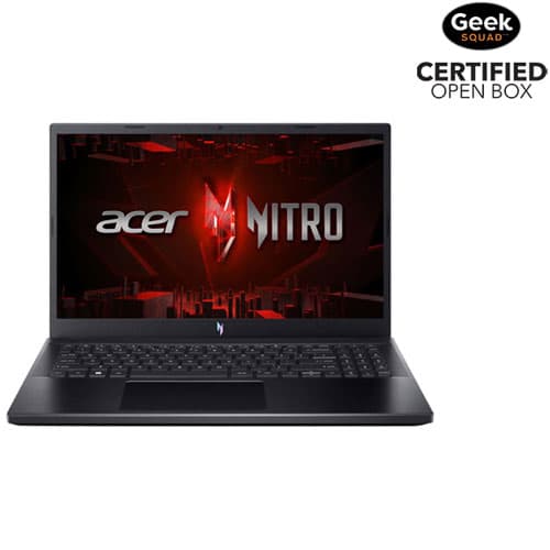 Open Box - Acer Nitro V 15.6" Gaming Laptop - Black (AMD Ryzen 7 7735HS/16GB RAM/512GB SSD/RTX 4050/Windows 11)