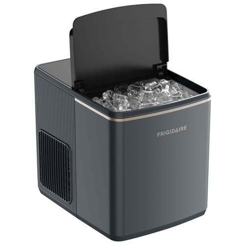 Frigidaire Retro 26 lb. Freestanding Bullet Shaped Ice Maker (EFIC513) - Grey