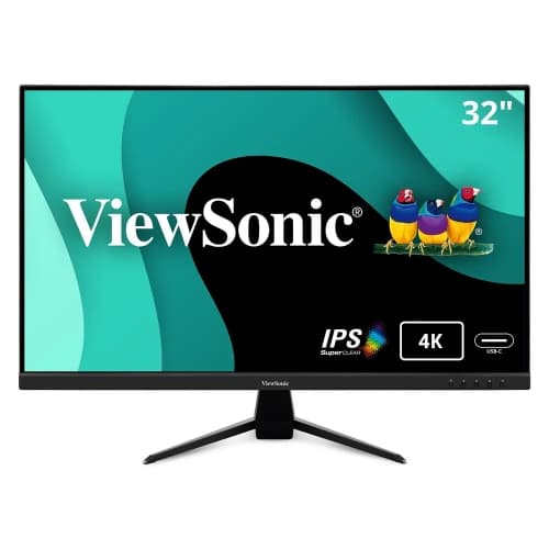 ViewSonic 32" 4K UHD 60 Hz 4 ms GTG IPS LED Monitor - Black - (VX3267U-4K)
