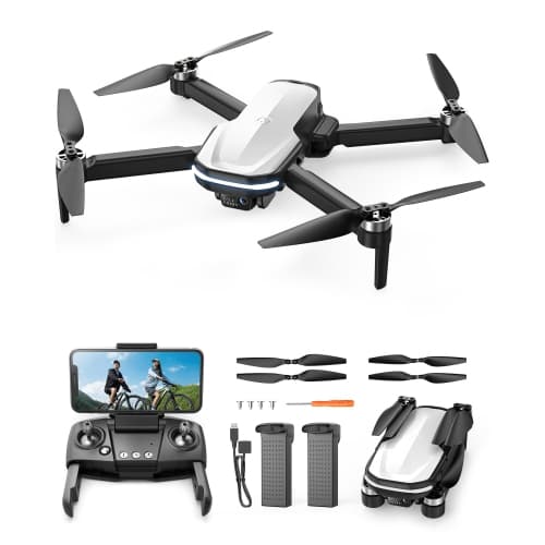 Holy Stone HS280D Under 249g Foldable FPV Drone with 4K HD Camera, Brushless Motor & 2 Batteries