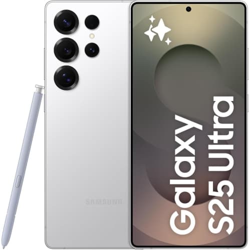 Samsung Galaxy S25 Ultra (512GB, 12GB RAM) - Titanium White Silver - Brand New