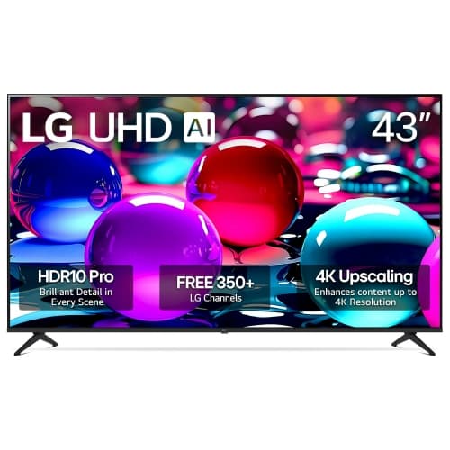 Open Box - LG 43" 4K UHD UA75 AI Smart TV (43UA7500ZUA)