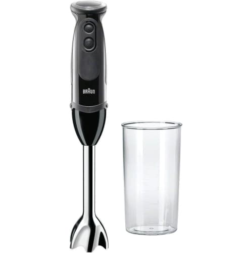 Braun MQ5000 Vario Hand Blender Stick – 21-Speed Immersion Blender Handheld with Turbo Boost, Stainless Steel Blades, SplashControl, EasyClick System, 400W, Mixer for Soups & Smoot