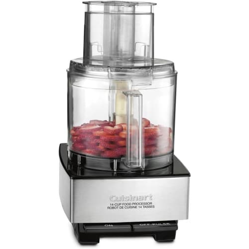 Cuisinart Food Processor 14-Cup Vegetable Chopper for Mincing, Dicing, Shredding, Puree & Kneading Dough, Silver (DFP-14BCNYC)