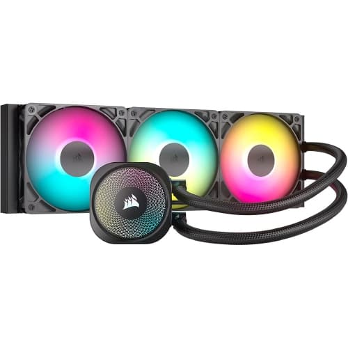 CORSAIR Nautilus 360 RS ARGB Liquid CPU Cooler – 360mm AIO – Low-Noise – Direct Motherboard Connection – Daisy-Chain – Intel LGA 1851/1700, AMD AM5/AM4
