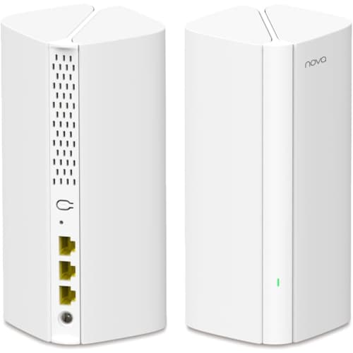 Refurbished (Excellent) - Tenda AX3000 Mesh WiFi 6 System Nova MX12-5000 sq.ft Coverage - Whole Home WiFi Mesh System - 3 Gigabit Ports per Unit (2 Pack)