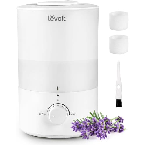 LEVOIT Humidifiers for Bedroom Large Room, 3L Cool Mist Top Fill Oil Diffuser for Baby Nursery and Plants, 360 Degree Nozzle, Quiet Rapid Ultrasonic Humidification for Home Whole H