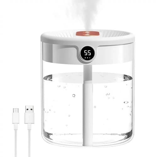 Plant Humidifier with Moisture Display 2000ml, Ultra-Quiet Air Humidifier