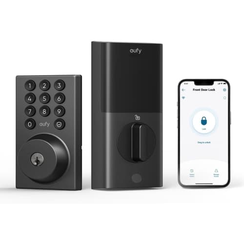 eufy Smart Lock C30, Keyless Entry Door Lock, Built-in WiFi Deadbolt, Smart Lock for Front Door, No Bridge Required, Easy Installation, App Remote Control, Auto Lock