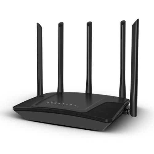Wi-fi 6 Router, 3000 Mbps Dual-band Gigabit Semi-wireless Router For Gaming, 180 M Coverage Black