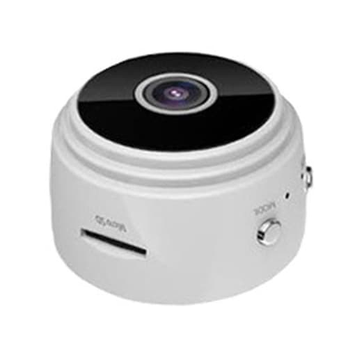 WiFi Remote Camera 1080P HD Infrared Night Vision Compact Size Sensitive Wide Angle Baby Monitor for Home