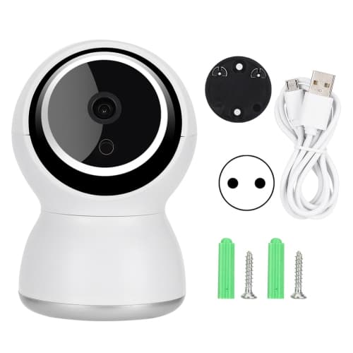 Mini WiFi Pan Tilt Camera Home Security CCTV System 2-Way Audio Baby Monitor 110-240V