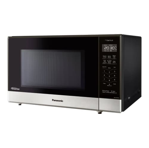 Open Box - PANASONIC NN-ST676SC 1.2 1.2 cu. Ft Mid-Size Genius Inverter Stainless Steel Finish Microwave Oven
