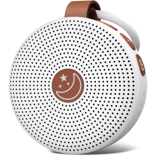 Mini Portable White Noise Machine Sound Machine with 30 Soothing Sounds for Baby Kids Adults Sleeping 32 Volume Levels Rechargeable Brown Noise Sleep Machine for Office Privacy Tra