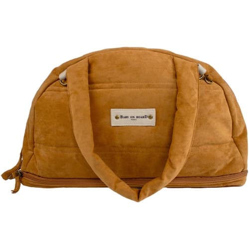 Baby on Board Paris Doudoune Diaper Tote Bag - Camel