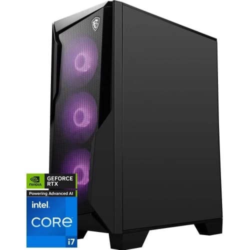 Refurbished (Excellent) MSI Codex R2 Gaming Desktop, Intel Core i7-14700F, GeForce RTX 5060 Ti 8GB, 32GB DDR5 RAM, 2TB SSD, Wi-Fi 7, Bluetooth 5.4, Windows 11 Home, 650W Gold PSU