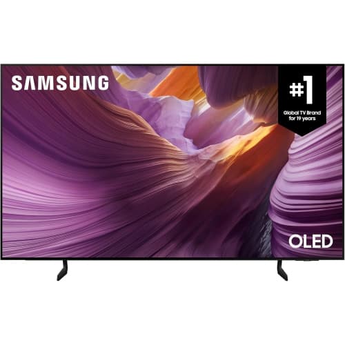 Open Box - Samsung 55" S85F 4K UHD HDR OLED 120Hz Q-Symphony Smart TV (QN55S85FAEXZC) - 2025 - Great for Movies & Gaming