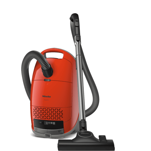 Refurbished (Excellent) - Miele Guard M1 Canister Vacuum for Multi-Surface with Bagged Design, ComfortFit 99.99% Filtration, AllTeQ Floorhead - Terra Red