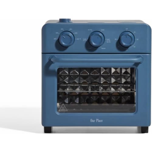 Our Place Wonder Oven | 6-in-1 Air Fryer & Toaster Oven,Steam Infusion Compact,Countertop Friendly,Fast Preheat,Multifunctional Air Fry,Toast,Roast,Bake,Reheat & Broil, Blue Salt