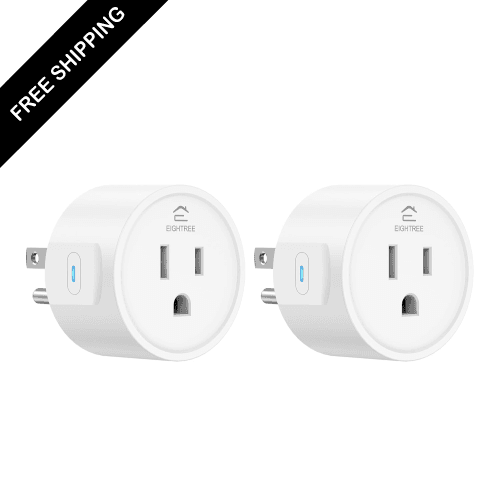 Smart Plug Alexa, Smart Outlet, Works with Alexa, Google Home and SmartThings, WiFi Smart Plugs with APP Remote Control and Timer Function, 2.4GHz Wi-Fi Only, Prise Intelligente, 4