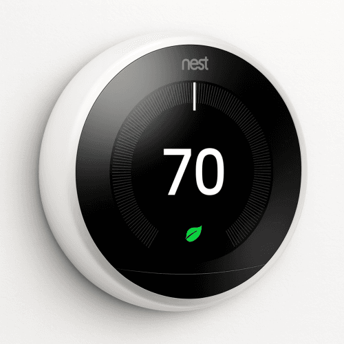 Google Nest Learning Smart Wi-Fi Thermostat (3rd Gen) – White