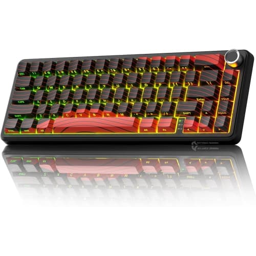 ATTACK SHARK X65PRO HE Rapid Trigger Wireless Gaming Keyboard(Black&Red)