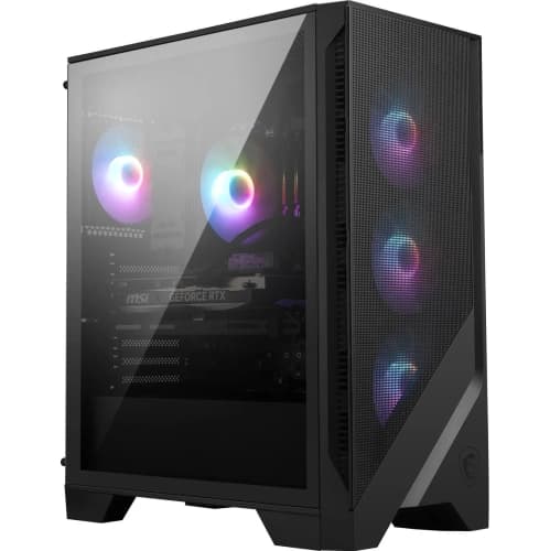 Refurbished (Excellent) MSI Codex R2 AI Gaming Desktop – Intel Core Ultra 7 265F, 32GB DDR5, 2TB PCIe Gen4 NVMe SSD, GeForce RTX 5060, Wi-Fi 6E, 5G Ethernet, 650W PSU, Black