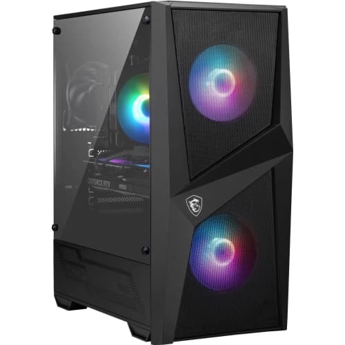 Refurbished (Excellent) MSI Codex R2 Gaming Desktop – Intel Core i7-14700F, 64GB DDR5, 2TB PCIe Gen4 NVMe SSD, GeForce RTX 5060, Wi-Fi 7, 650W Gold PSU, Black