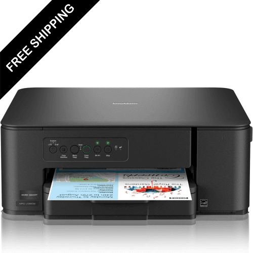 Brother Work Smart Wireless Colour Inkjet All-in-One Printer, Copier and Scanner with Starter Cartridges