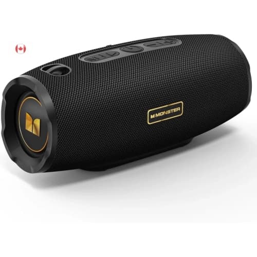 Monster S380 Bluetooth Speaker – 40W Portable Stereo, Bluetooth 6.0, TWS, IPX6, 20H Playtime, AUX/TF Support