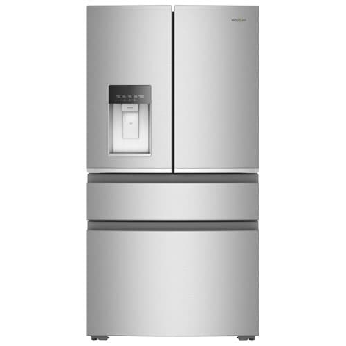 Whirlpool 36" 21.9 Cu. Ft. French Door Refrigerator with Water & Ice Dispenser (WRMC5036RZ) - Stainless Steel