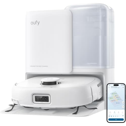 eufy E25 All-in-One Robot Vacuum and Mop-White (Upgraded)