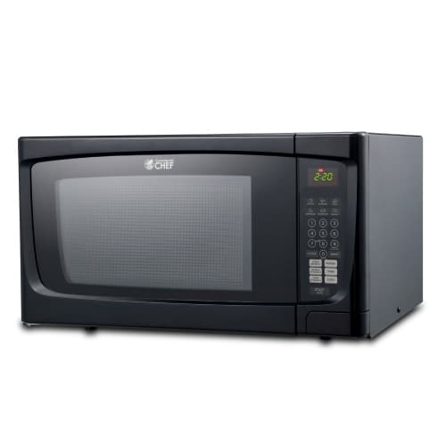 COMMERCIAL CHEF Countertop Microwave Oven 1.6 Cu. Ft. 1000W, Black