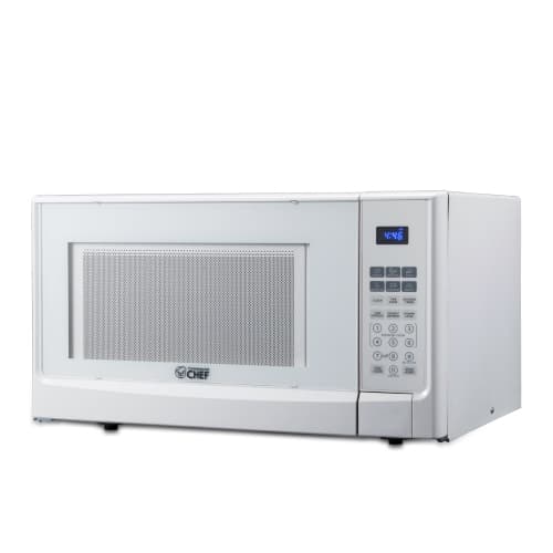 COMMERCIAL CHEF Countertop Microwave Oven 1.4 Cu. Ft. 1100W, White