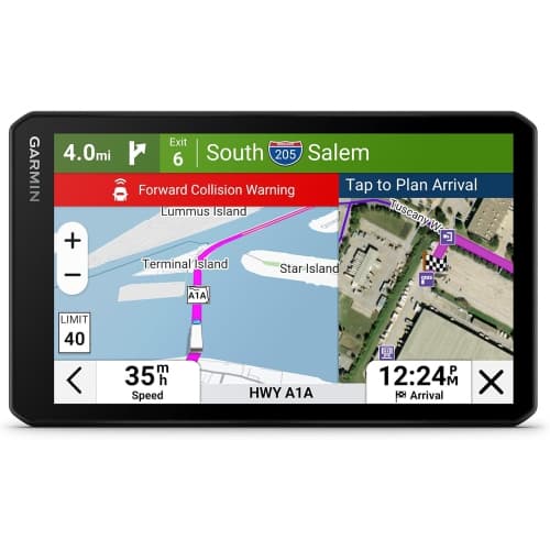 Refurbished Excellent - Garmin dēzlCam OTR725 7" High-Res GPS Truck Navigator w/ Built-In 1080p HD Dash Cam