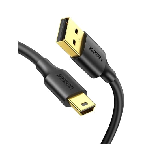 Mini USB Cable USB 2.0 Charger Cable A Male to Mini B Cord Compatible with Blue Yeti, Garmin GPS, Hero 2 3 4, PS3 Controller, Hard Drive, MP3 Players, Dash Cam, Camera, 3ft