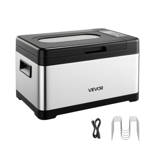 VEVOR 800W Sous Vide Cooker, Sous-Vide Machine, Suveed Cooking Machine with LED Digital Display, Glass Lid, Precise Temperature & Timer Control, All-in-One Sous Vide Pot