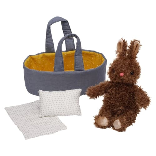 Manhattan Toy - Moppettes Beau Bunny + Bassinet